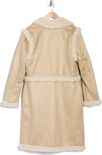 NVLT 4-in-1 Convertible Faux Shearling Coat | Nordstromrack NVLT 4-in-1 Convertible Faux Shearling Coat | Nordstromrack
