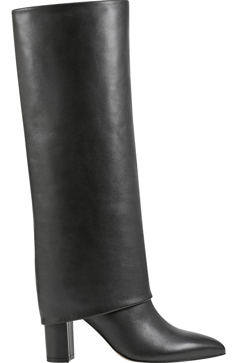 Marc Fisher LTD Leina Foldover Shaft Pointed Toe Knee High Boot, Alternate, color,