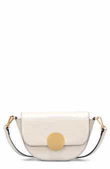 Lottie Croc Embossed Crossbody Bag