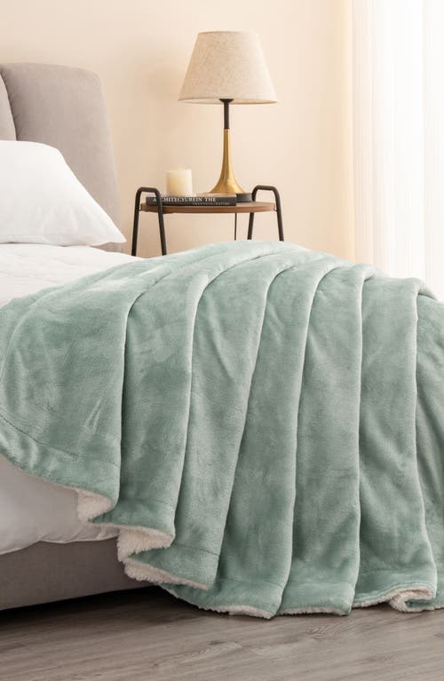 Woven & Weft Reversible Faux Shearling Throw Blanket
