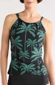 JANTZEN Audrey Drape Tankini Top