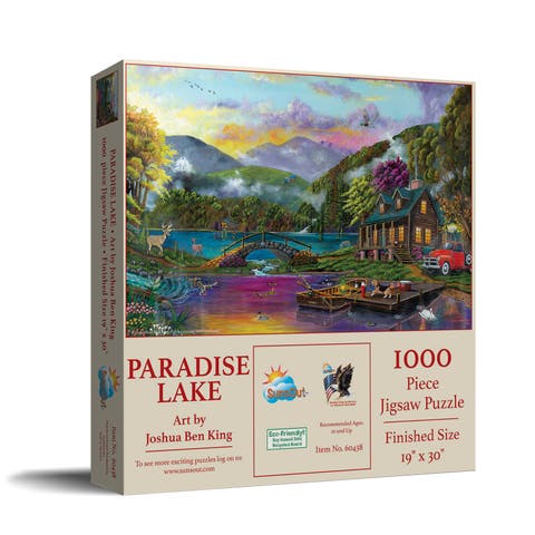 Paradise Lake 1000 piece Jigsaw Puzzle for Adults