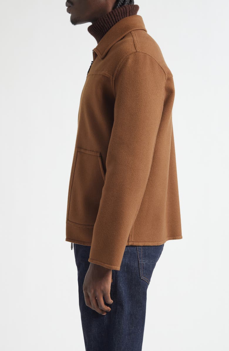 ISAIA College Cashmere Bomber Jacket, Alternate, color, Brown