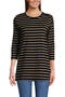  Black/Almond Tan Breton Stripe