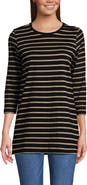 Lands' End 3/4 Sleeve Cotton Supima Tunic