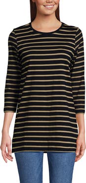 Lands' End 3/4 Sleeve Cotton Supima Tunic