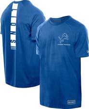 New Era Men's New Era  Blue Detroit Lions Functional Fandom Reflective T-Shirt