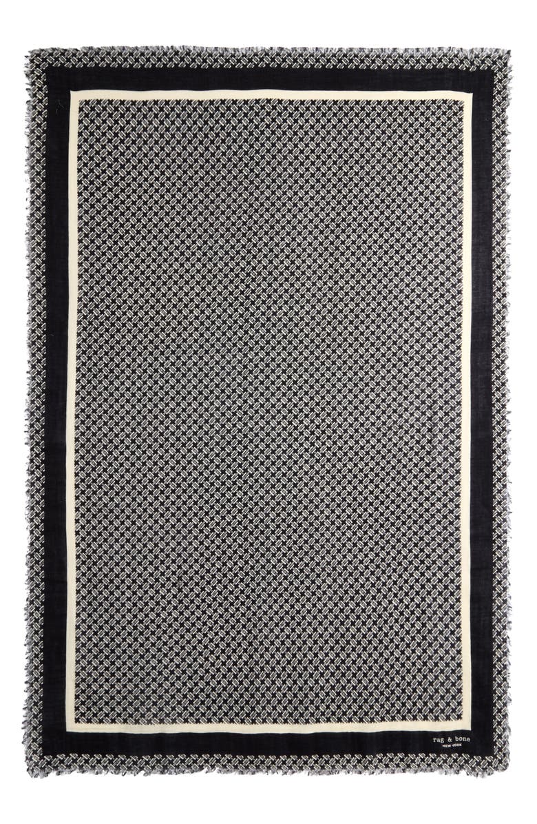 rag & bone Mira Print Scarf, Alternate, color,