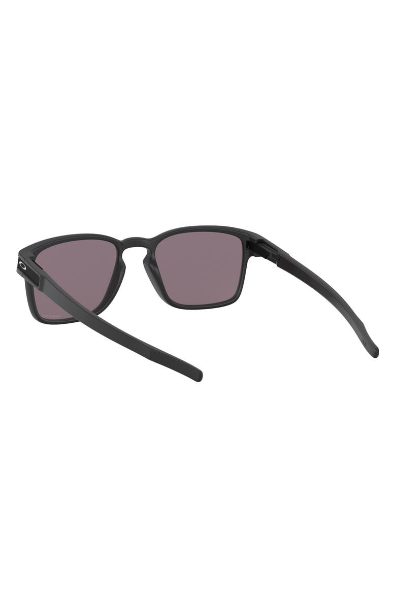 Oakley Latch 55mm Prizm<sup>™</sup> Rectangular Sunglasses, Alternate, color, Black