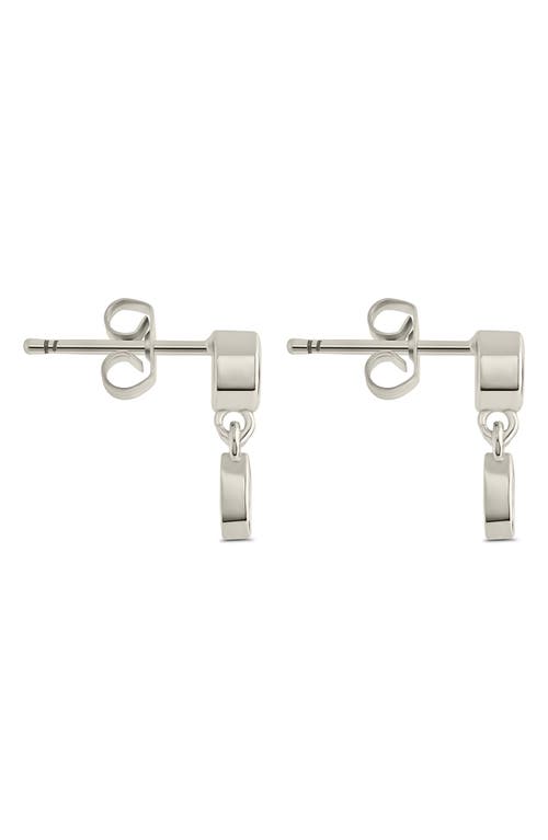 Sterling Forever Alice Cubic Zirconia Drop Earrings In Silver