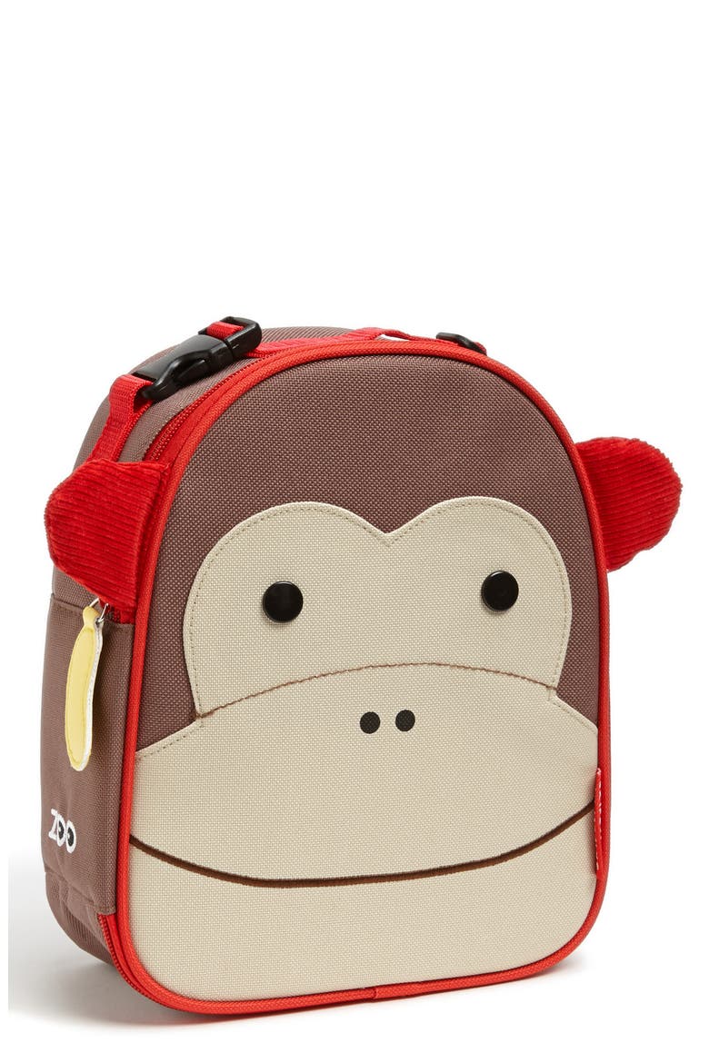 Zoo Insulated Lunchbox, Main, color, MONKEY