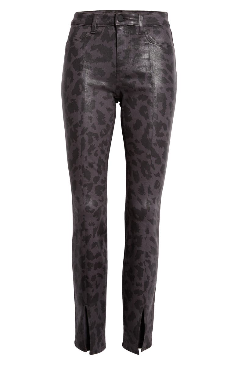 L'AGENCE Jyothi Coated High Waist Skinny Jeans, Alternate, color,