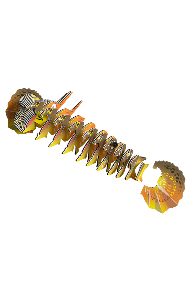 Eugy Puzzles Frilled Lizard 3D Puzzle, Alternate, color, NO COLOR