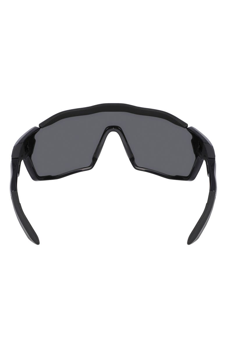 Nike Show x Rush 58mm Shield Sunglasses, Alternate, color, Anthracite/ Silver Flash