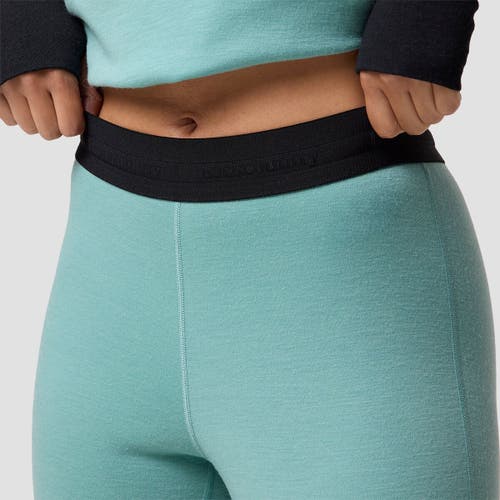 Backcountry Cedars Rws Merino Mid-wt Baselayer 3/4 Bottom In Blue