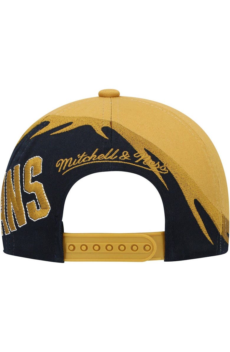 Mitchell & Ness Youth Mitchell & Ness Gold/Navy New York Titans Gridiron Classic Spiral Snapback Hat, Alternate, color, Gold