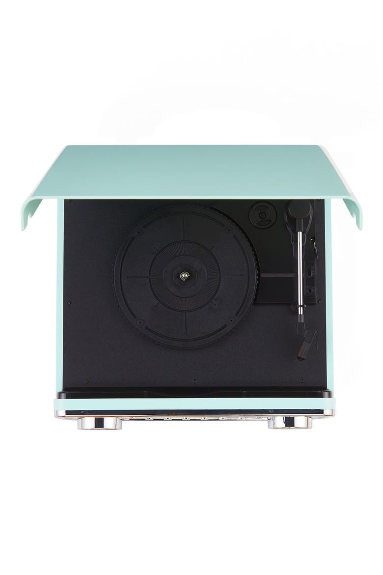 Powel 7-in-1 Record Player, Alternate, color, AQUA BLUE