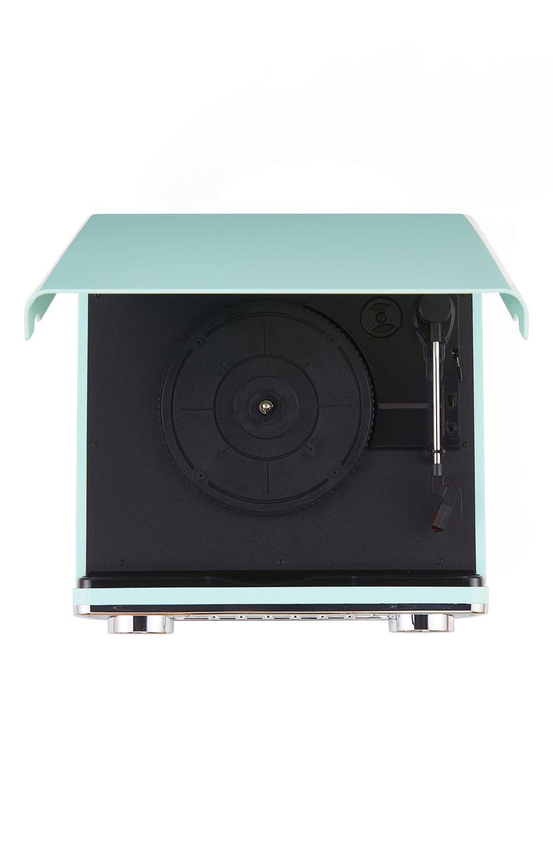 Crosley Radio Powel 7-in-1 Record Player, Alternate, color, Aqua Blue