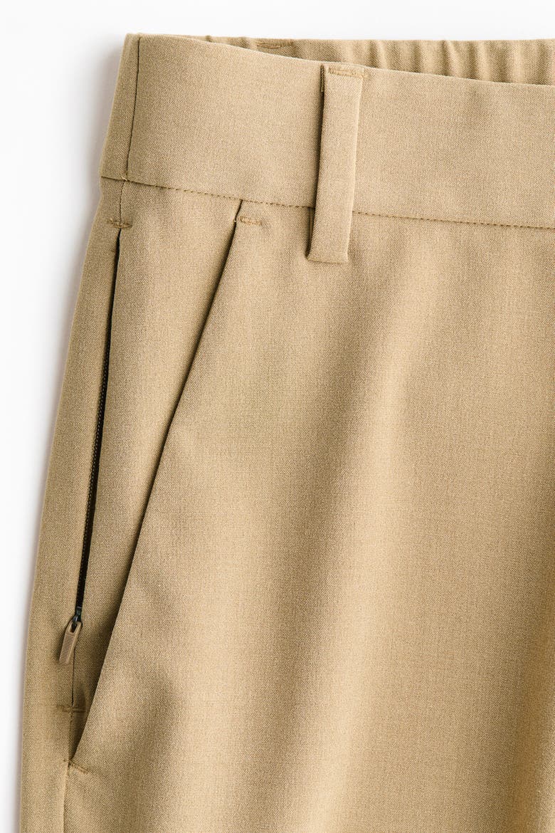 Four-way Stretch Wide Pull-on Trousers, Alternate, color, Beige