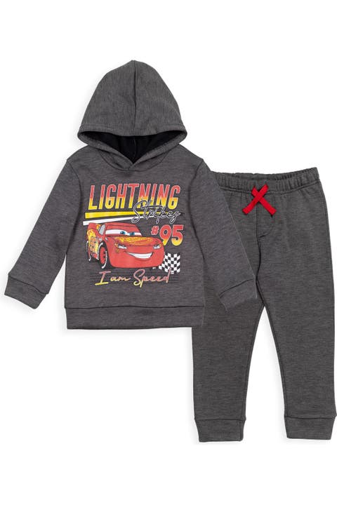 Cars Racing Fleece 2-Piece Hoodie and Pants Set