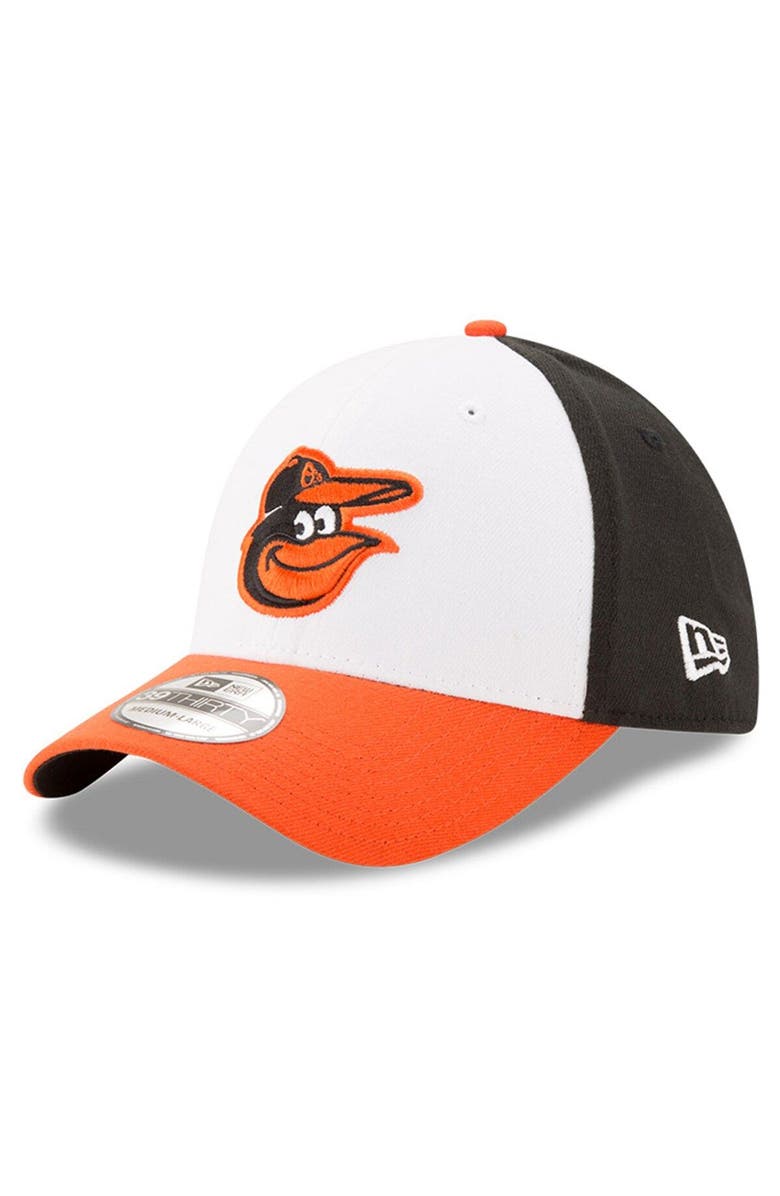 New Era Men's New Era Black/White Baltimore Orioles MLB Team Classic 39THIRTY Flex Hat, Main, color, 