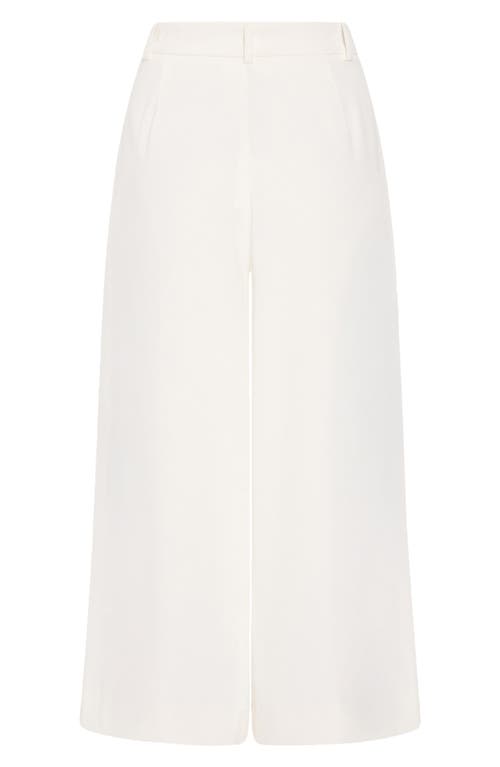Milly Layla Pleated Culottes In White