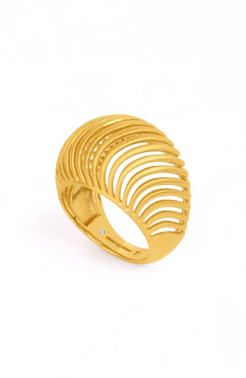 Dean Davidson Trancoso Statement Ring in Gold 