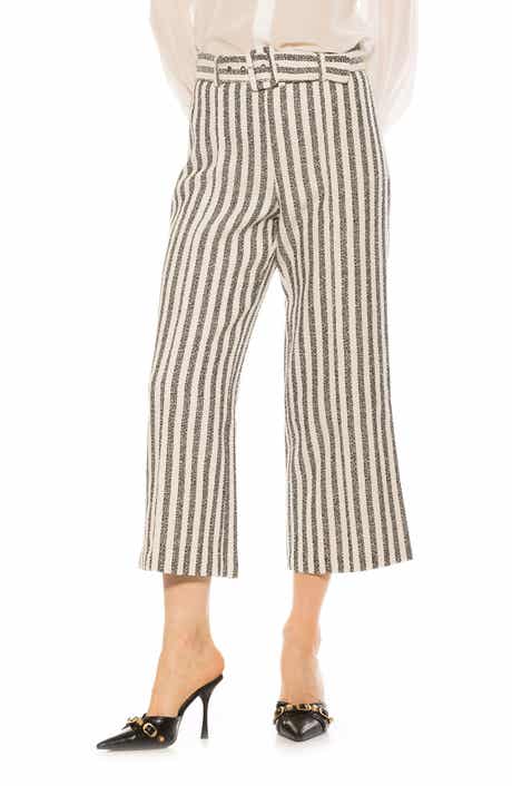 Alexia Admor Caden Tweed Wide Leg Pants