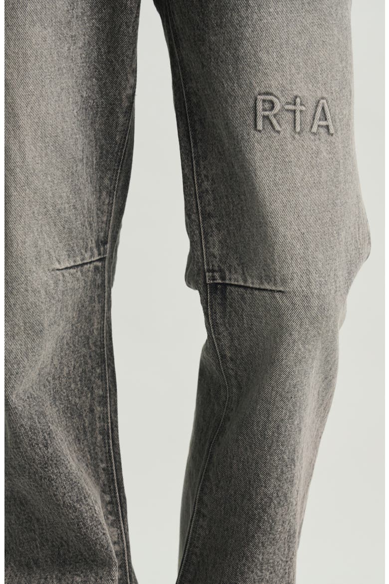 Mael Slim Flare Jeans, Alternate, color, STONE HAZE
