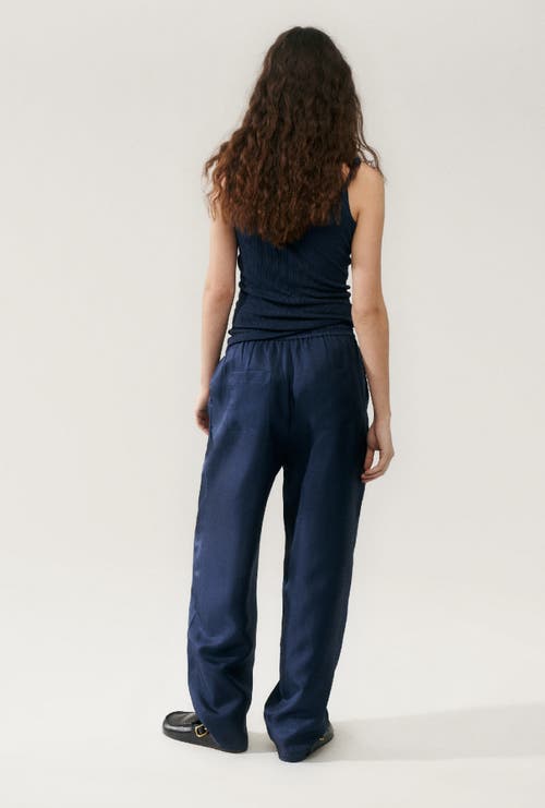 Shop Silk Laundry Ribbed Tank Midnight