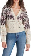 Steve Madden Irisa Fair Isle Cardigan