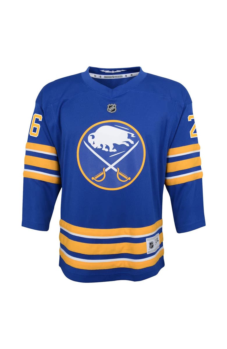 Outerstuff Youth Rasmus Dahlin Navy Buffalo Sabres Home Replica Player Jersey, Alternate, color, Navy