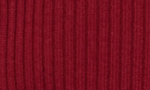 Blu Pepper Snap Button Front Rib Long Sleeve Top In Red