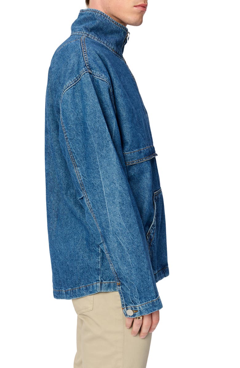 WARP+WEFT Denim Anorak, Alternate, color, 