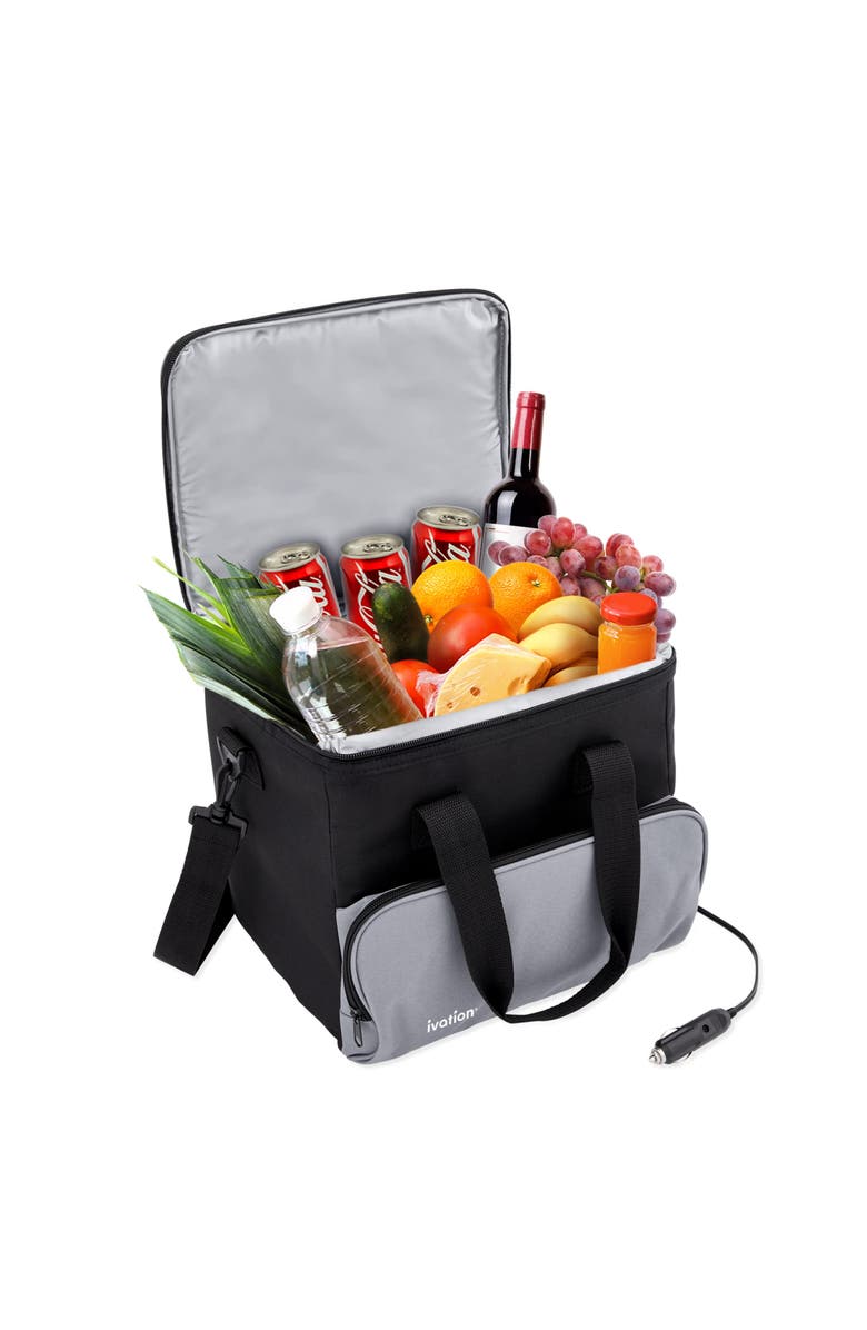 Ivation Electric Cooler Bag, 15L, 12 Volt, Main, color, Black