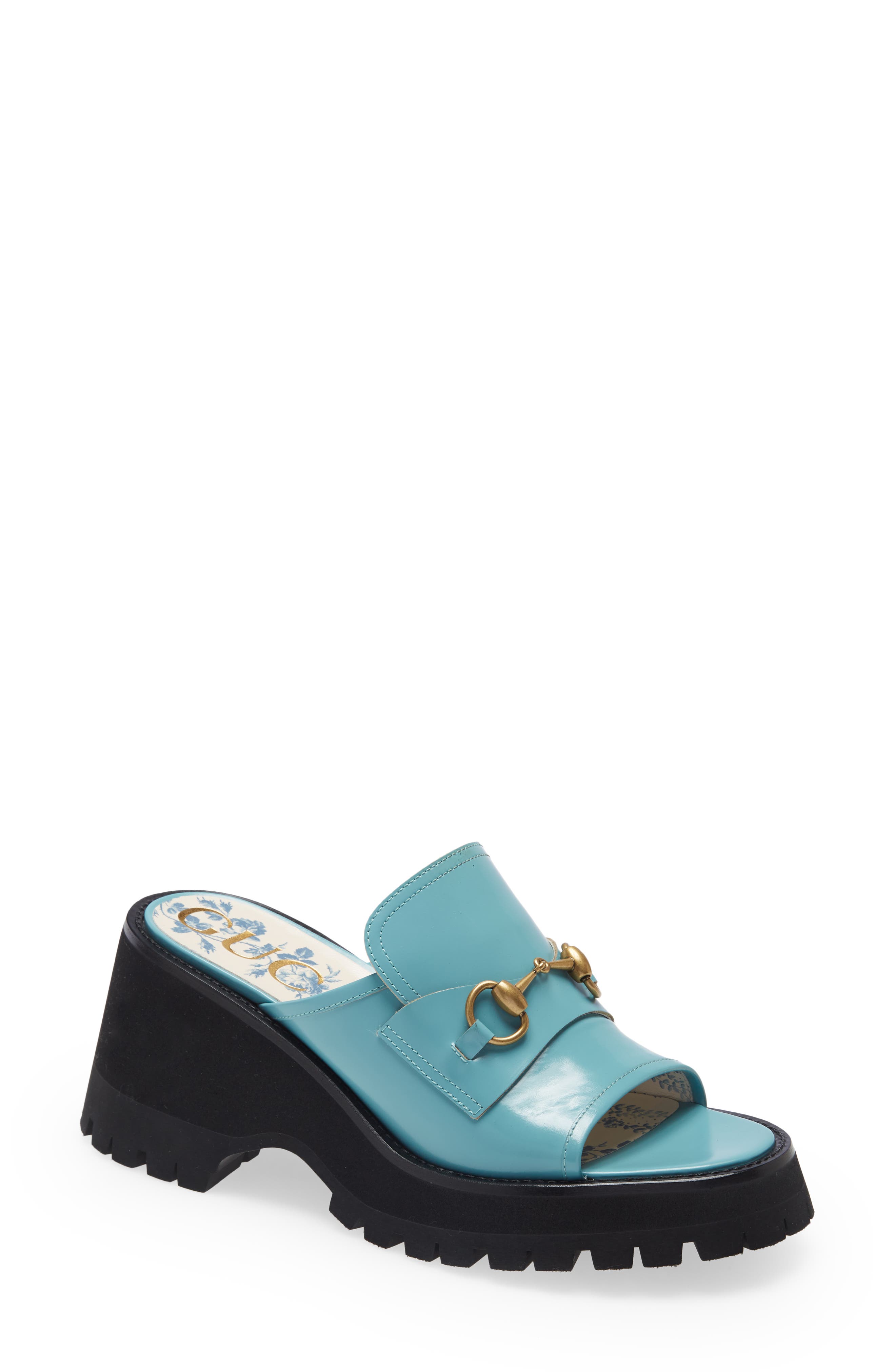 Gucci Harald Platform Slide Sandal, Main, color, 