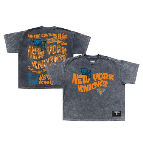 Men's  Black New York Knicks Culture Clash Collection Premium T-Shirt