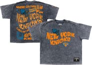 Two Hype Men's  Black New York Knicks Culture Clash Collection Premium T-Shirt