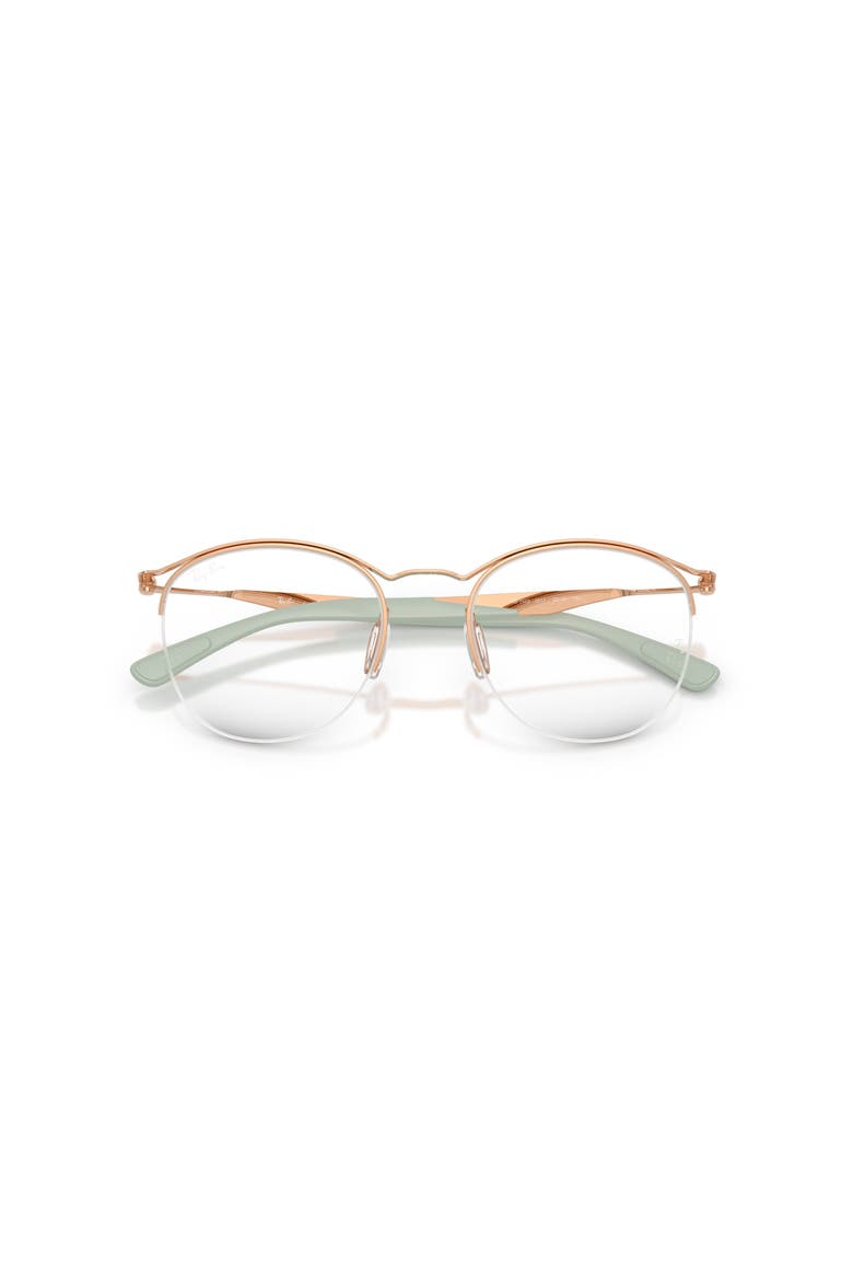 50mm Round optical glasses, Alternate, color, Pink