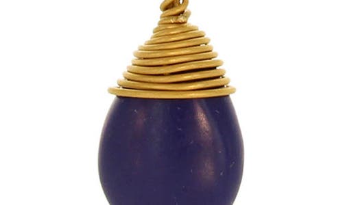 Olivia Welles Edith Beaded Filigree Drop Earrings In Blue