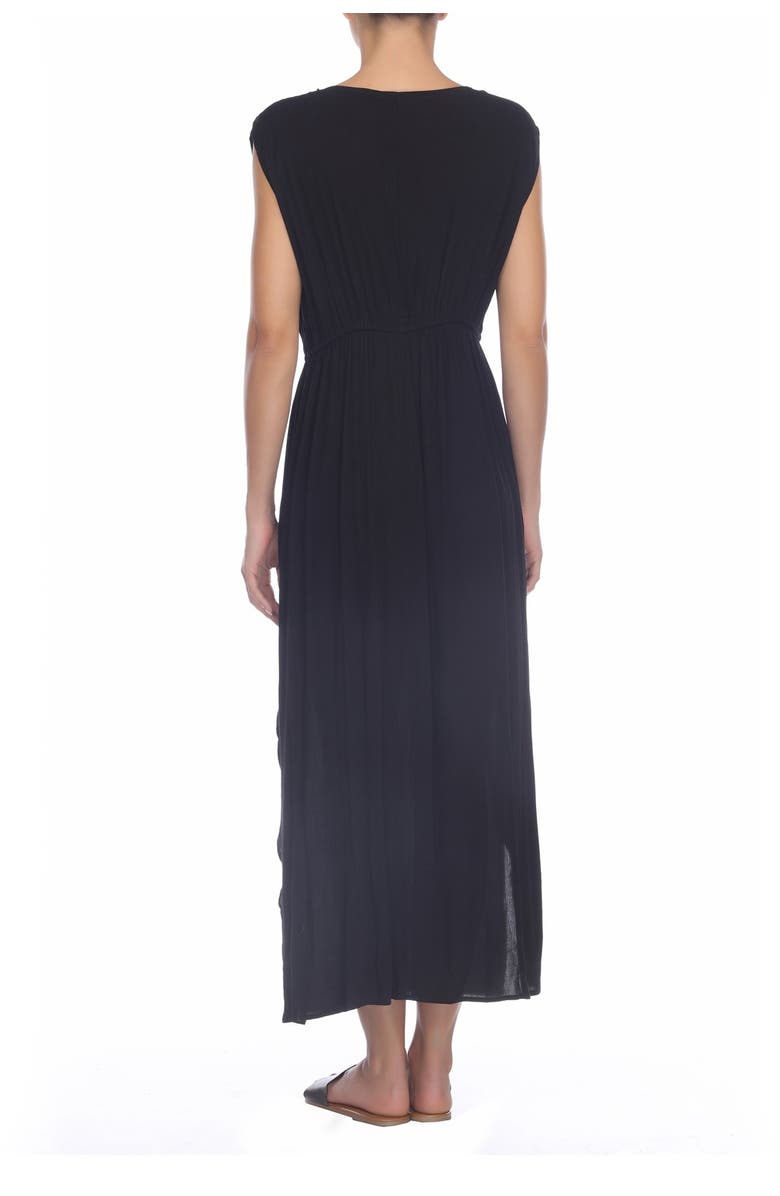 BOHO ME V-Neck Front Tie Cover-Up Maxi Dress, Alternate, color, 