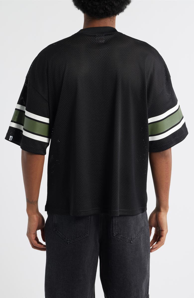 ICECREAM Hike Oversize Running Dog Mesh Graphic T-Shirt, Alternate, color, Black