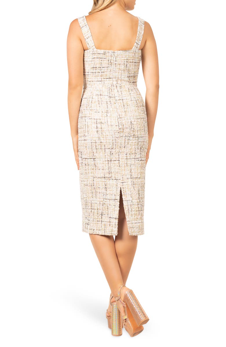 Dress the Population Nicole Tweed Dress, Alternate, color, 