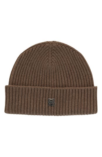 Givenchy 4g Logo Wool & Cashmere Beanie In Brown