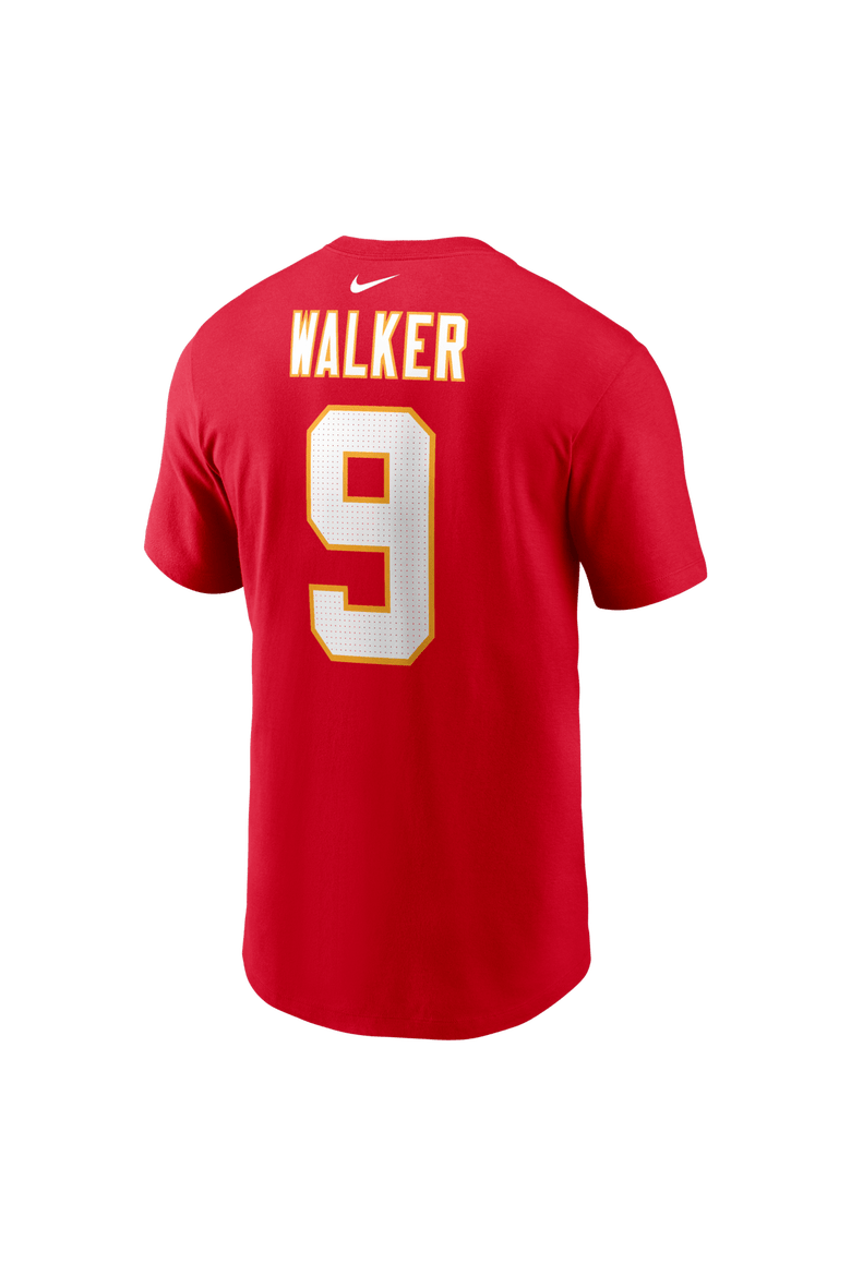 Men's Nike Kenneth Walker III Red Kansas City Chiefs Name & Number T-Shirt, Alternate, color, Red