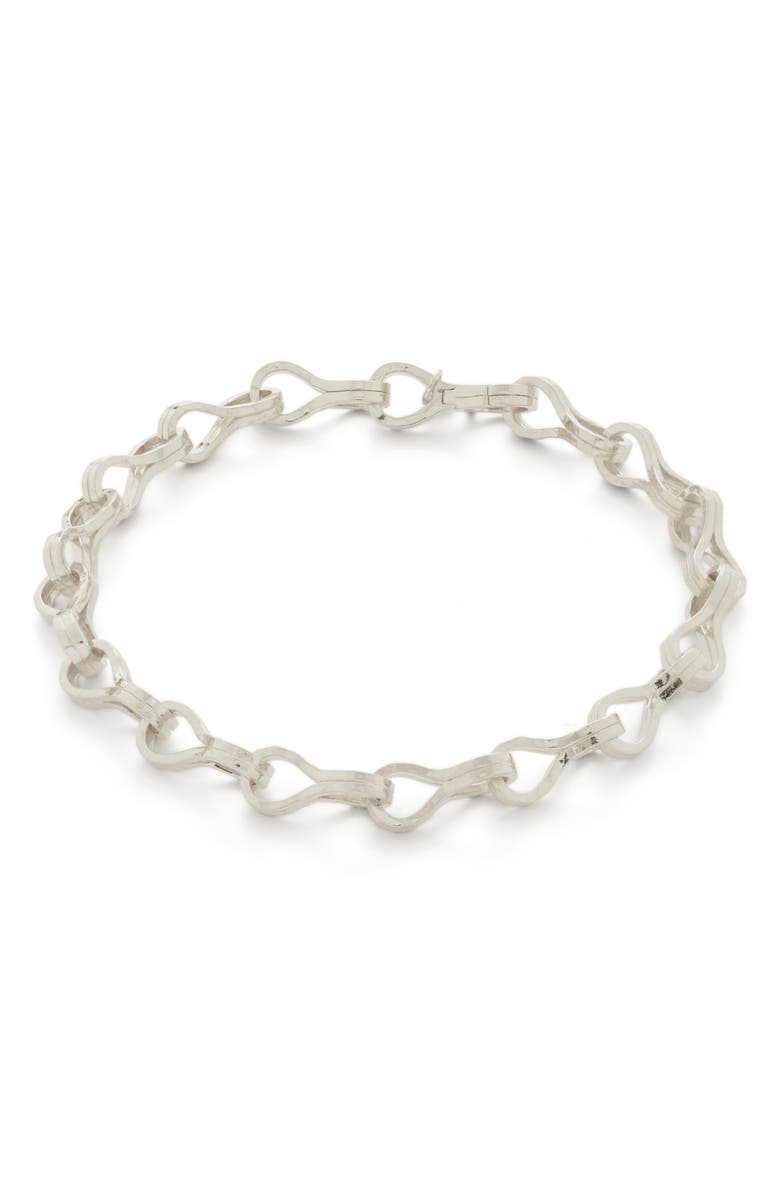 Monica Vinader Infinity Chain Bracelet, Main, color, Sterling Silver