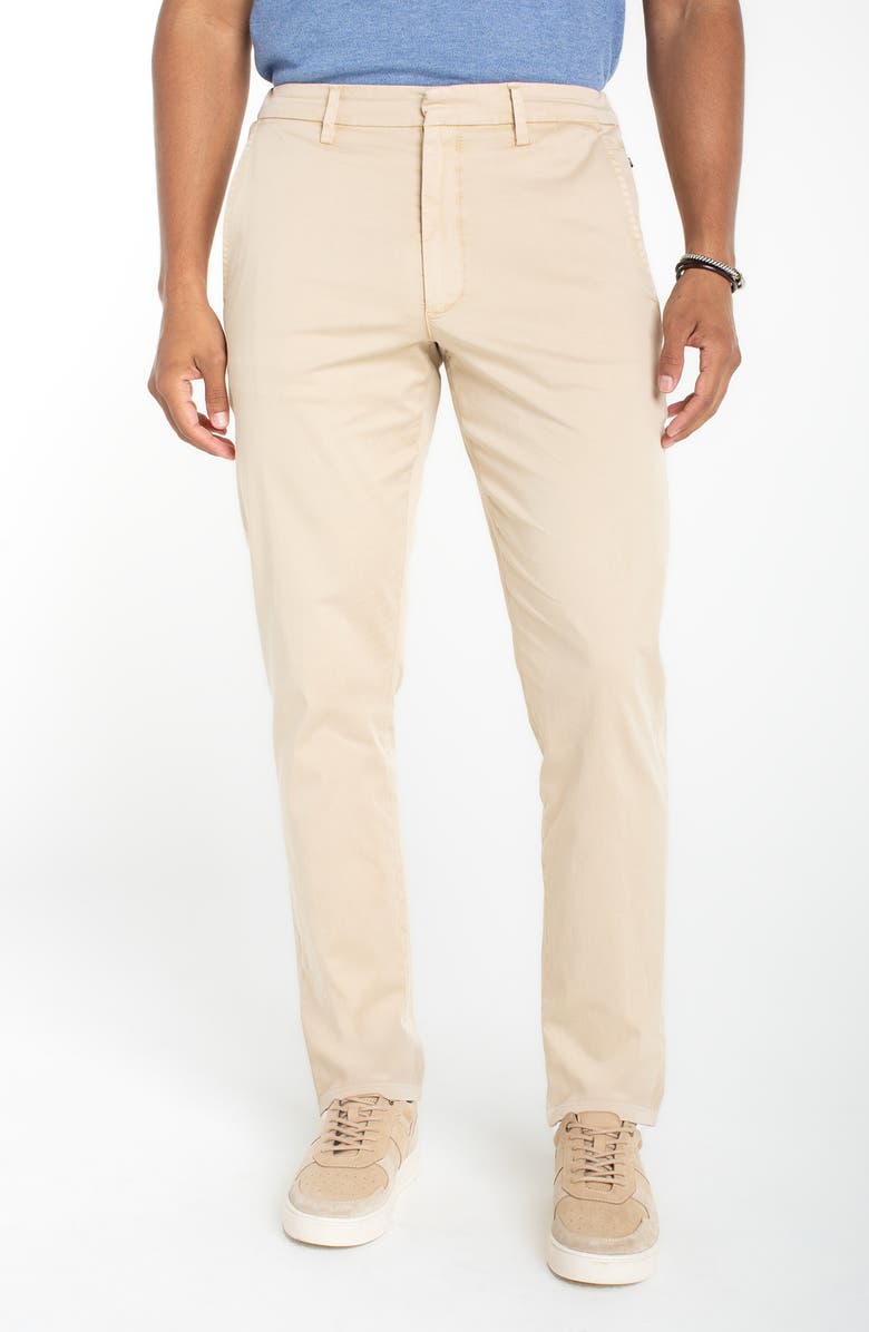 Liverpool Los Angeles Slim Fit Pull-On Chinos, Main, color, Oat