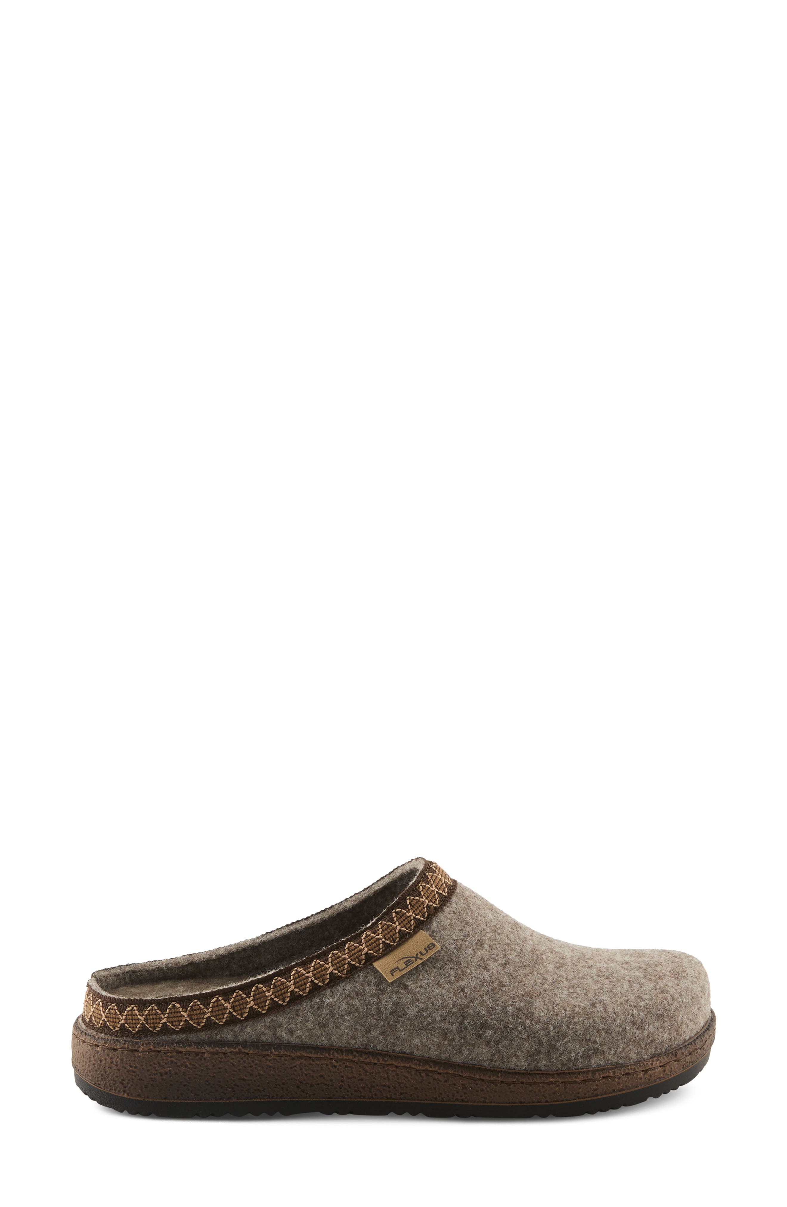 Flexus by Spring Step Snuggee Wool Clog, Alternate, color, Light Brown