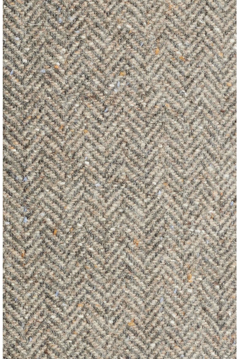 Manor Herringbone Tweed Wool & Silk Coat, Alternate, color, GREY HERRINGBONE