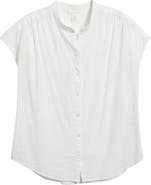 Caslon® Linen Blend Shirt